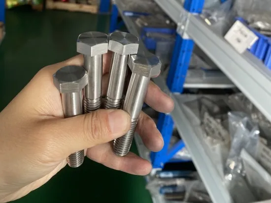 Sps Inconel 718 Bolt W Nut Uns N07718 Heavy Hex Bolts 2.4668 Hex Screw